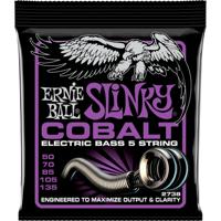 Ernie Ball 2738 Slinky Cobalt 050-135 snarenset voor 5-snarige elektrische basgitaar - thumbnail
