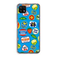 Fruitsticker: Samsung Galaxy A22 5G Transparant Hoesje