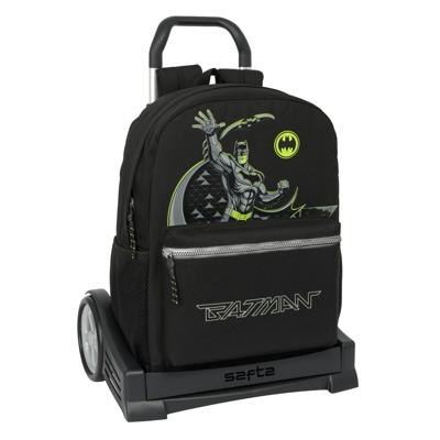 Schoolrugzak met Wielen Batman Game over Zwart 32 x 43 x 14 cm