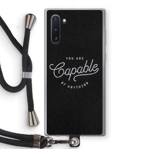 Capable: Samsung Galaxy Note 10 Transparant Hoesje met koord