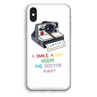 Smile: iPhone X Transparant Hoesje