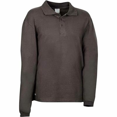 Polo Cofra Wimbledon Antraciet Donker grijs - Maat: XL