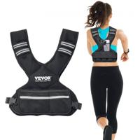 VEVOR gewichtsvest hardloopvest trainingsvest met verstelbare gewichten van 5-9,1 kg