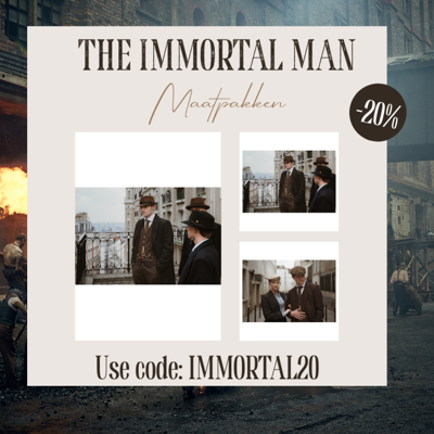 Maatpak Voor Heren | 3-delig Pak | Donkerbruin Barleycorn | John Shelby | Peaky Blinders | Peaky Blinders