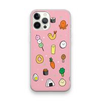 Happy bento friends: iPhone 12 Pro Max Transparant Hoesje