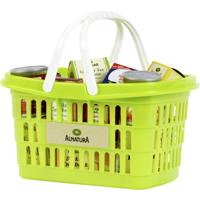 Theo klein 7261 Alnatura boodschappenmand I gevuld met dozen en dozen voor de winkel I speelgoed voor kinderen vanaf 2 jaar