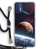 Examiner: Motorola Moto G9 Plus Transparant Hoesje met koord Examiner: Motorola Moto G9 Plus Transparant Hoesje met koord