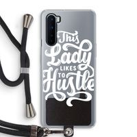 Hustle Lady: OnePlus Nord Transparant Hoesje met koord