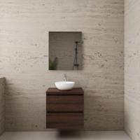 ACTIE BWS Badmeubel | Paris | Sonoma Choco | 60 cm | met topplaat