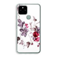 Mooie bloemen: Google Pixel 5 Transparant Hoesje