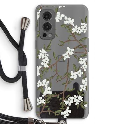 Blossoming spring: OnePlus Nord 2 5G Transparant Hoesje met koord