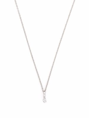 We by White Bird 18kt witgouden halsketting - Zilver