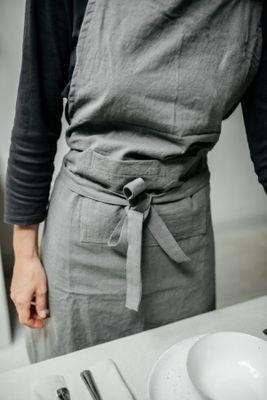 Leeff Keukenschort Anna Grijs Leeff Keukenschort Anna Grijs