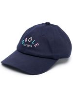 Drôle De Monsieur casquette en coton à logo brodé - Bleu