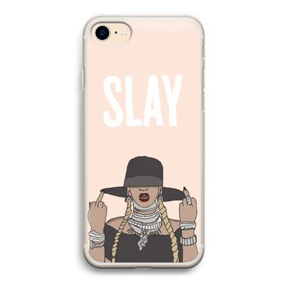 Slay All Day: iPhone 7 Transparant Hoesje