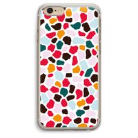 Colored Giraffe: iPhone 6 Plus / 6S Plus Transparant Hoesje