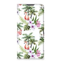 Motorola Moto G52 | Moto G82 Hoesje maken Flamingo Palms