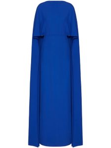 Valentino Garavani robe longue Cady Couture en soie - Bleu