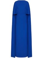 Valentino Garavani robe longue Cady Couture en soie - Bleu - thumbnail