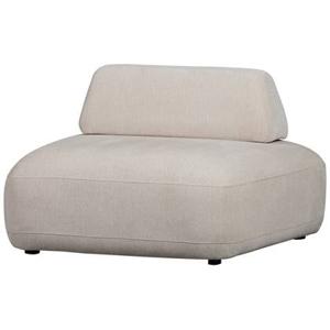 WOOOD Sterck Fauteuil - Polyester - Zand - 118x102x41