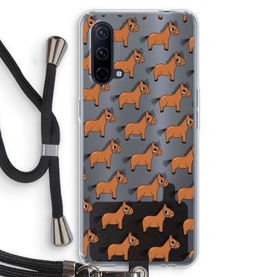 Pony: OnePlus Nord CE 5G Transparant Hoesje met koord
