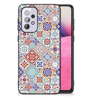 Samsung Galaxy A33 5G Marmeren Print Telefoonhoesje Tiles Color