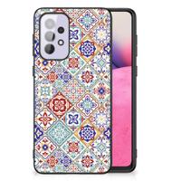 Samsung Galaxy A33 5G Marmeren Print Telefoonhoesje Tiles Color Samsung Galaxy A33 5G Marmeren Print Telefoonhoesje Tiles Color