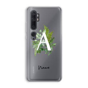 Green Brush: Xiaomi Mi Note 10 Transparant Hoesje