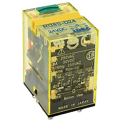 Idec RU Series Industrieel relais Nominale spanning: 24 V/AC Schakelstroom (max.): 6 A 1 stuk(s)