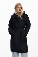 Hybride gewatteerde jas - BLACK - L