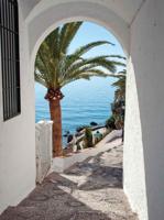 Malaga boog 50x70cm Tuinschilderij - Customize it