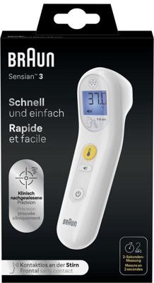 Braun Voorhoofdthermometer Sensian 3 BNT050