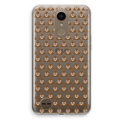 Poop emoji: LG K10 (2017) Transparant Hoesje
