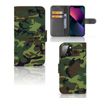 iPhone 13 Mini Telefoon Hoesje Army Dark - thumbnail