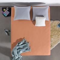 Home Care HC Dubbel Jersey Hoeslaken - Pastel Oranje 160/180 x 200 cm