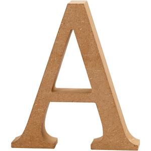 Creativ Company Letter A MDF 8cm, 1st.