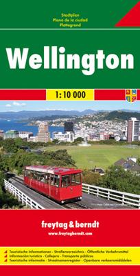 Stadsplattegrond Wellington | Freytag & Berndt Stadsplattegrond Wellington | Freytag & Berndt