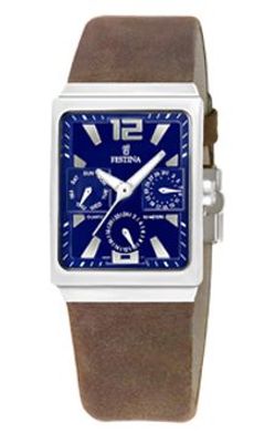 Horlogeband Festina F16140-3 Leder Bruin 23mm