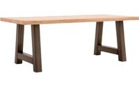 Goossens Eettafel Blade, Strak blad 220 x 100 cm 6 cm dik Goossens Eettafel Blade, Strak blad 220 x 100 cm 6 cm dik