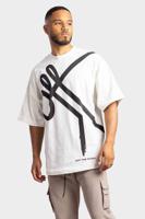 Off The Pitch Direction Oversized T-Shirt Unisex Grijs - Maat XS - Kleur: Grijs | Soccerfanshop