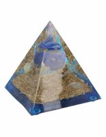 Orgonite Piramide met Lapis Lazuli en Merkabah - thumbnail