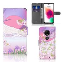 Motorola Moto G7 | G7 Plus | Telefoonhoesje | Met pasjeshouder | Bird Flying