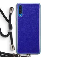 Majorelle Blue: Samsung Galaxy A50 Transparant Hoesje met koord