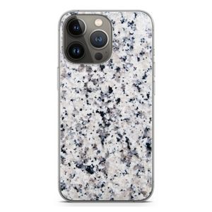 Gespikkelde marmer: iPhone 13 Pro Transparant Hoesje