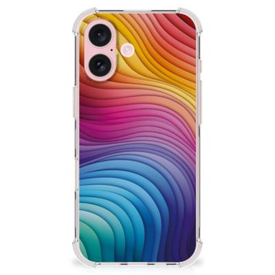 Shockproof Case voor iPhone 16 Regenboog Shockproof Case voor iPhone 16 Regenboog