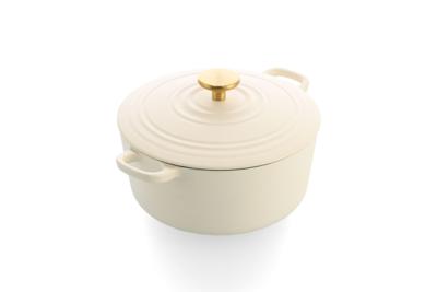 Bk Bourgogne braadpan 24 cm cream white