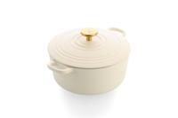 Bk Bourgogne braadpan 24 cm cream white