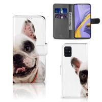 Samsung Galaxy A51 | Telefoonhoesje | Met pasjeshouder | Franse Bulldog