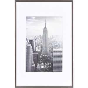 Henzo Fotolijst - Manhattan - Fotomaat 30x45 cm - Donkergrijs