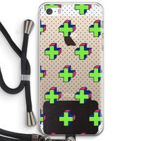 8-bit N°10: iPhone 5 / 5S / SE Transparant Hoesje met koord